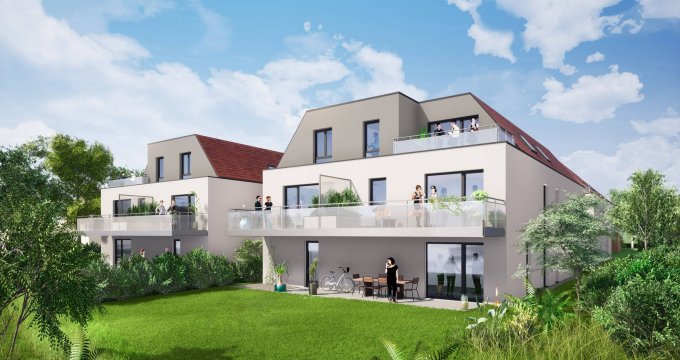 Achat / Vente programme immobilier neuf Entzheim en plein coeur du village (67960) - Réf. 7794