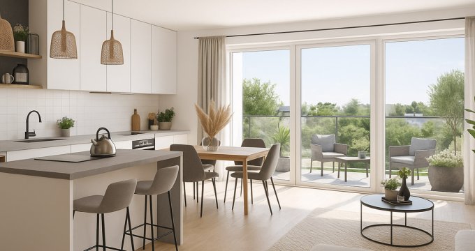 Achat / Vente programme immobilier neuf Huningue au coeur des Trois Frontières (68330) - Réf. 13634