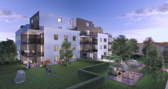 Achat / Vente programme immobilier neuf Souffelweyersheim proche centre commercial Coeur Alsace (67460) - Réf. 6365