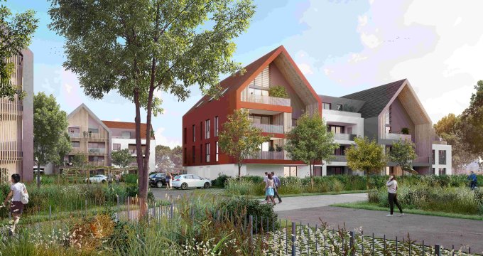 Achat / Vente programme immobilier neuf Vendenheim proche Shopping Promenade le long du canal (67550) - Réf. 12385
