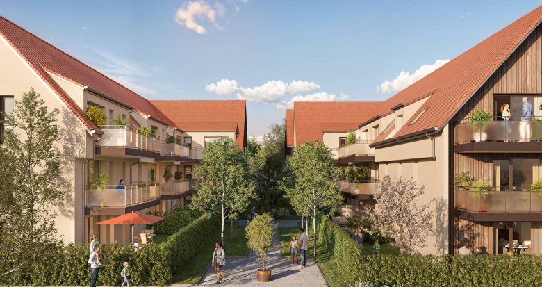 Achat / Vente programme immobilier neuf Barr aux portes du centre-ville proche gare SNCF (67140) - Réf. 12295