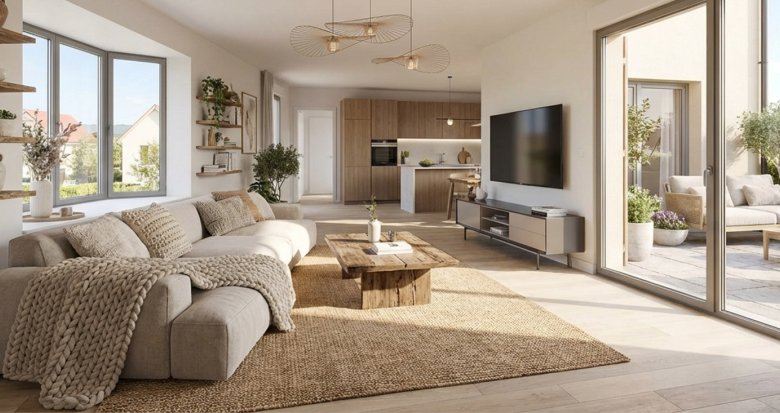 Achat / Vente programme immobilier neuf Berstett à 25 min du centre de Strasbourg (67370) - Réf. 13847