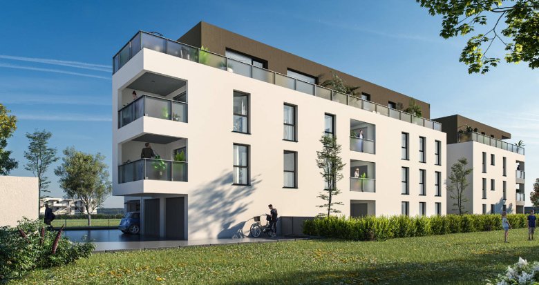 Achat / Vente programme immobilier neuf Blotzheim à deux pas de St Louis et de Bâle (68730) - Réf. 6419