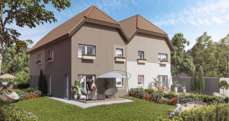 Achat / Vente programme immobilier neuf Bollwiller à 15 min de Mulhouse (68540) - Réf. 4824