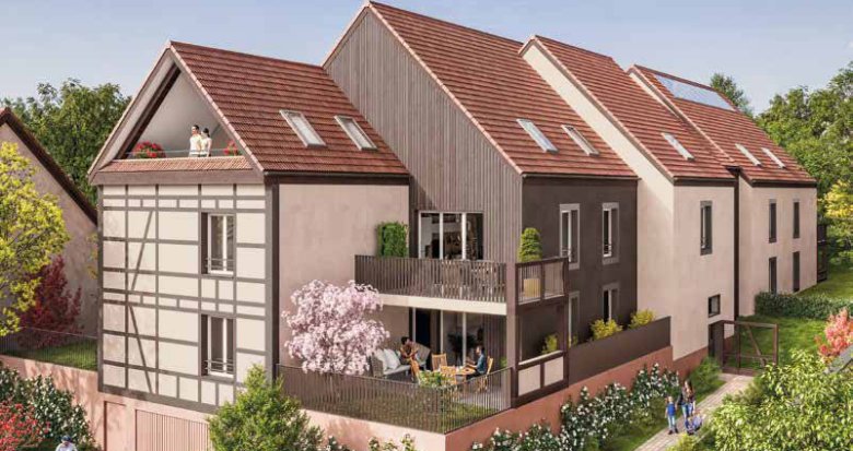 Achat / Vente programme immobilier neuf Breuschwickersheim cœur de ville proche bus (67112) - Réf. 12328