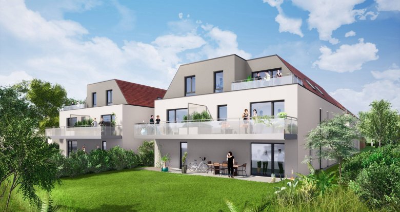 Achat / Vente programme immobilier neuf Entzheim en plein coeur du village (67960) - Réf. 7794