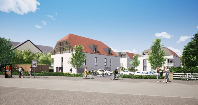 Achat / Vente programme immobilier neuf Entzheim en plein coeur du village (67960) - Réf. 7794