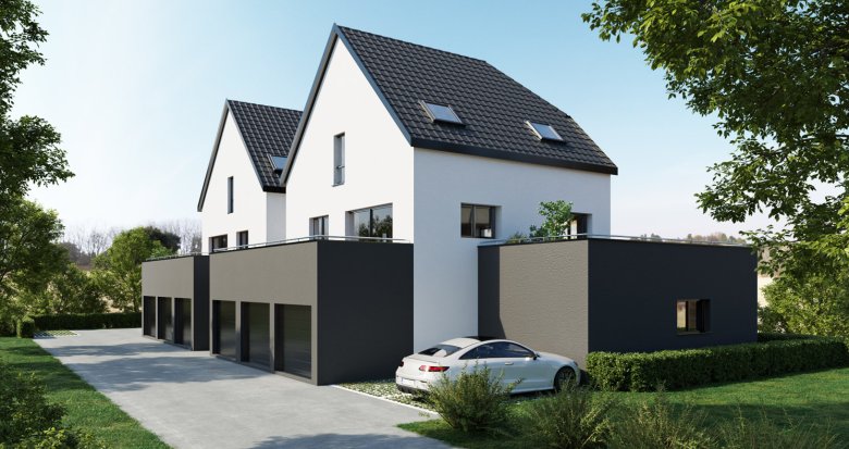 Achat / Vente programme immobilier neuf Ernolsheim-Bruche à deux pas de la gare SNCF (67120) - Réf. 12634