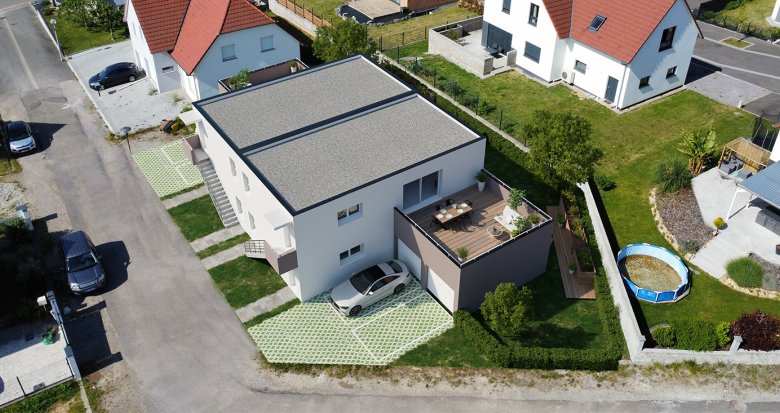 Achat / Vente programme immobilier neuf Eschbach cadre résidentiel à 15 min en voiture d’Haguenau (67360) - Réf. 13893