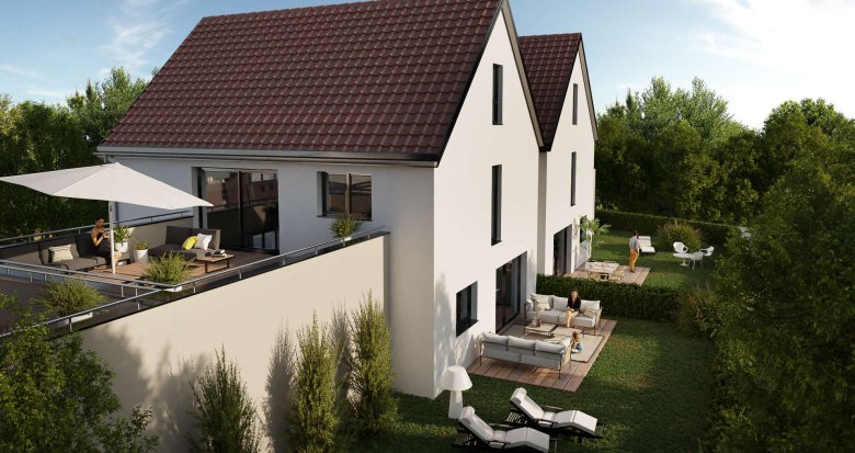 Achat / Vente programme immobilier neuf Ettendorf à quelques pas du coeur de bourg calme (67350) - Réf. 8449