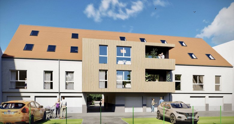 Achat / Vente programme immobilier neuf Handschuheim à moins de 20 min de Strasbourg (67117) - Réf. 7416