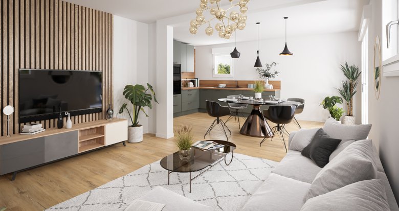 Achat / Vente programme immobilier neuf Herrlisheim à moins de 10 min de Bischwiller (67850) - Réf. 13216