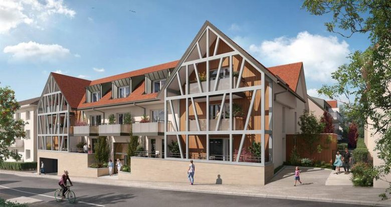 Achat / Vente programme immobilier neuf Hoenheim à quelques pas du coeur de bourg (67800) - Réf. 8225
