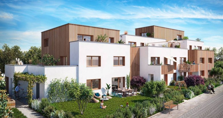 Achat / Vente programme immobilier neuf Illkirch-Graffenstaden écoquartier les prairies du Canal (67400) - Réf. 11353