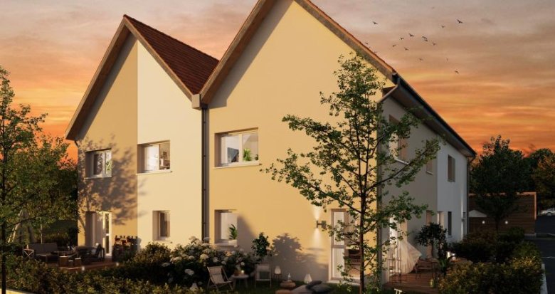 Achat / Vente programme immobilier neuf Michelbach-le-Bas à 10 km de la frontière Allemande (68730) - Réf. 8600