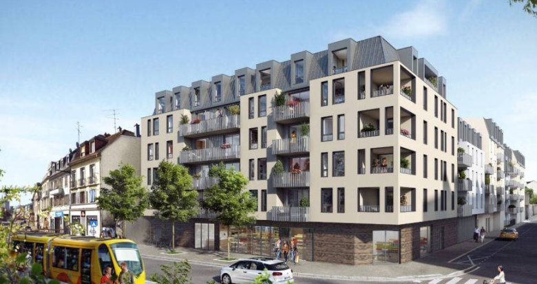 Achat / Vente programme immobilier neuf Mulhouse proche tramway Cité Administrative (68100) - Réf. 6891