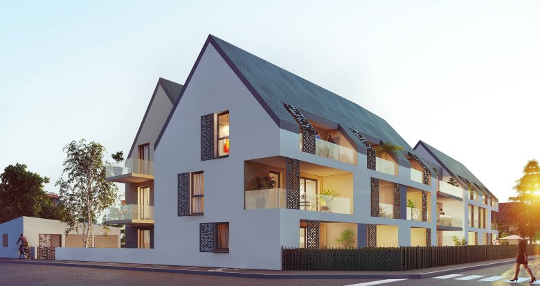 Achat / Vente programme immobilier neuf Oberhoffen-sur-Moder environnement calme et verdoyant (67240) - Réf. 7413