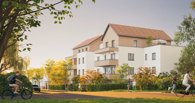 Achat / Vente programme immobilier neuf Ostwald environnement paisible à 10 min en voiture de Strasbourg (67540) - Réf. 13526
