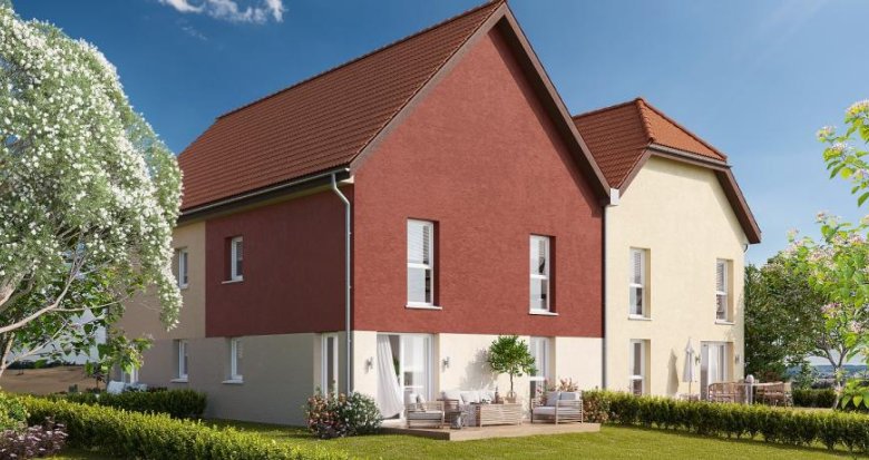Achat / Vente programme immobilier neuf Rouffach quartier verdoyant entre Colmar et Mulhouse (68250) - Réf. 7991