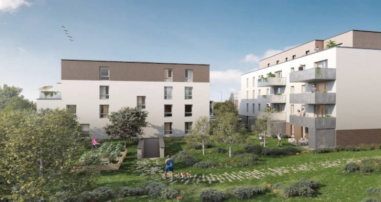 Achat / Vente programme immobilier neuf Strasbourg Elsau à 300m du tramway B (67000) - Réf. 12141