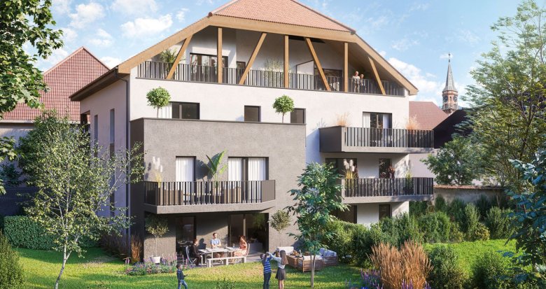 Achat / Vente programme immobilier neuf Wintzenheim cœur du village à 12 min en voiture de Colmar (68920) - Réf. 13331