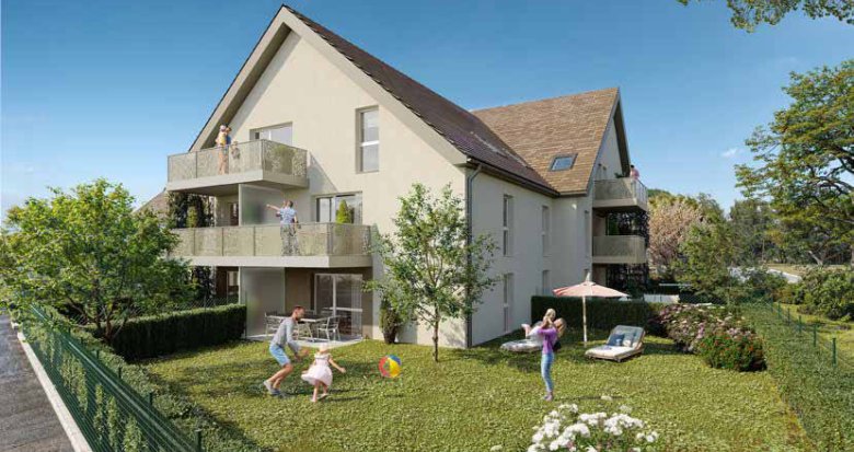 Achat / Vente programme immobilier neuf Wittelsheim à 15 minutes de Mulhouse (68310) - Réf. 11795
