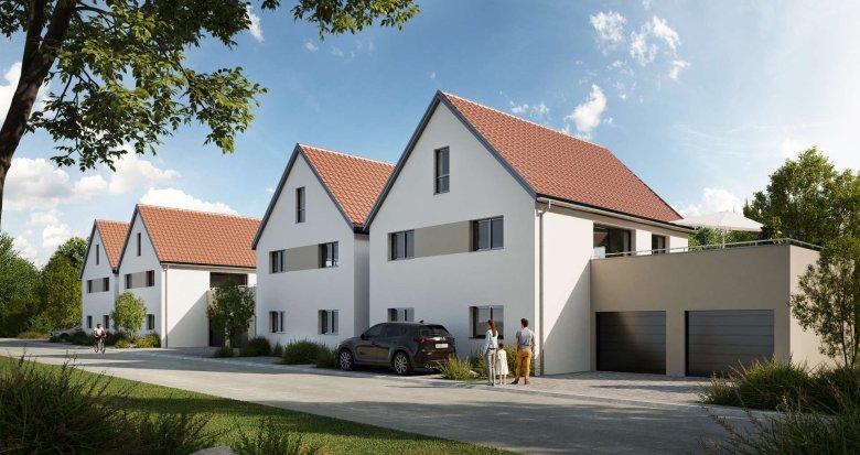 Achat / Vente programme immobilier neuf Ettendorf à quelques pas du coeur de bourg calme (67350) - Réf. 8449