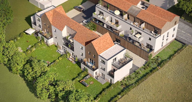 Achat / Vente programme immobilier neuf Mittelschaeffolsheim à 6 min en voiture de Brumath (67170) - Réf. 12513