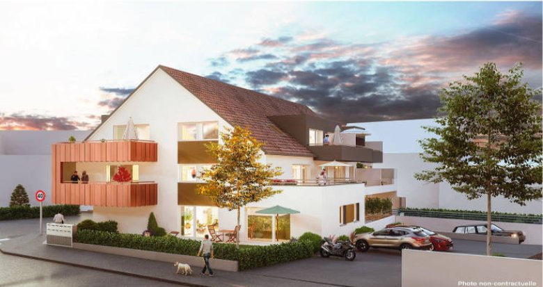 Achat / Vente programme immobilier neuf Niederhausbergen à quelques kilomètre du centre de Strasbourg (67207) - Réf. 3381