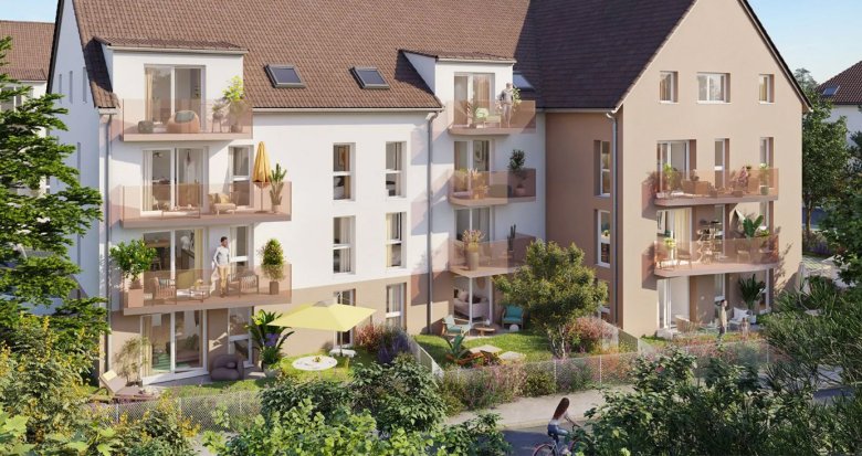 Achat / Vente programme immobilier neuf Wintzenheim à 10 minutes de Colmar (68920) - Réf. 13598